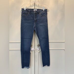 LOFT Dark Blue Skinny Jeans